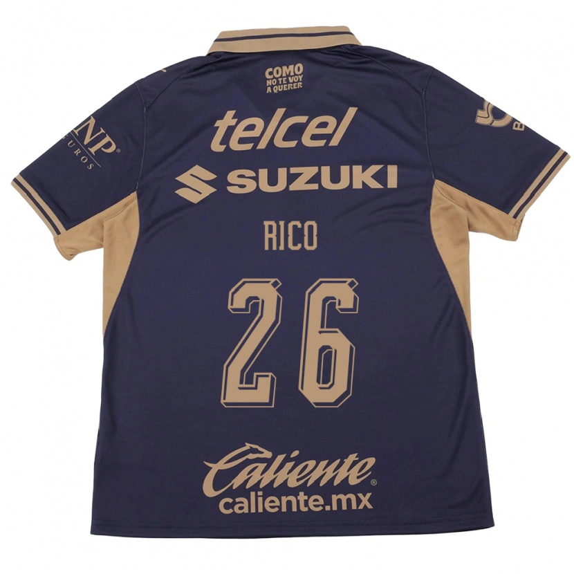 Danxen Women Ángel Rico #26 Purple Brown Home Jersey 2026/27 T-Shirt