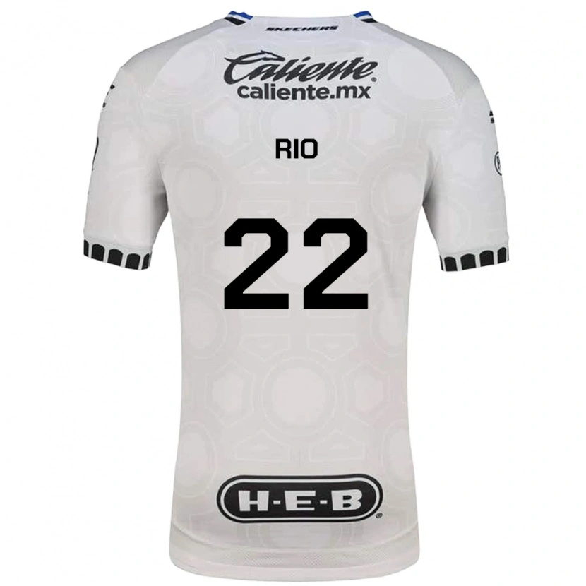 Danxen Women Martín Rio #22 White Black Blue Home Jersey 2026/27 T-Shirt