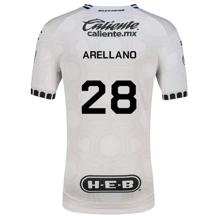 Danxen Women Jesús Arellano #28 White Black Blue Home Jersey 2026/27 T-Shirt