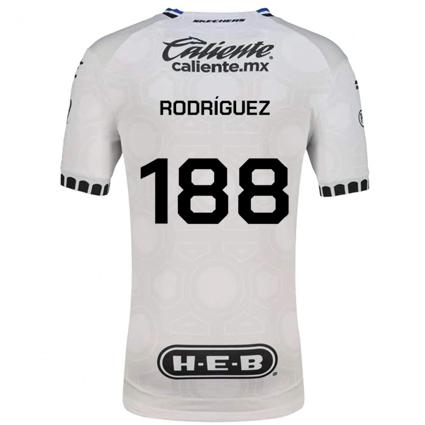 Danxen Women Darío Rodríguez #188 White Black Blue Home Jersey 2026/27 T-Shirt