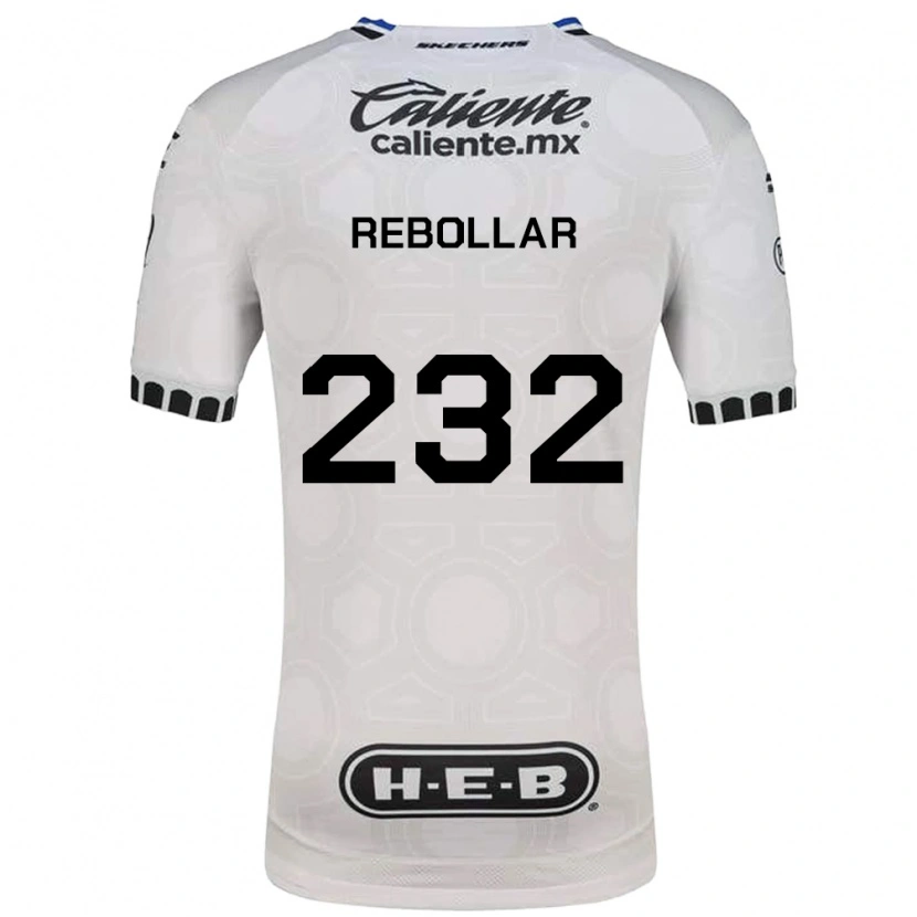 Danxen Women Jonathan Rebollar #232 White Black Blue Home Jersey 2026/27 T-Shirt