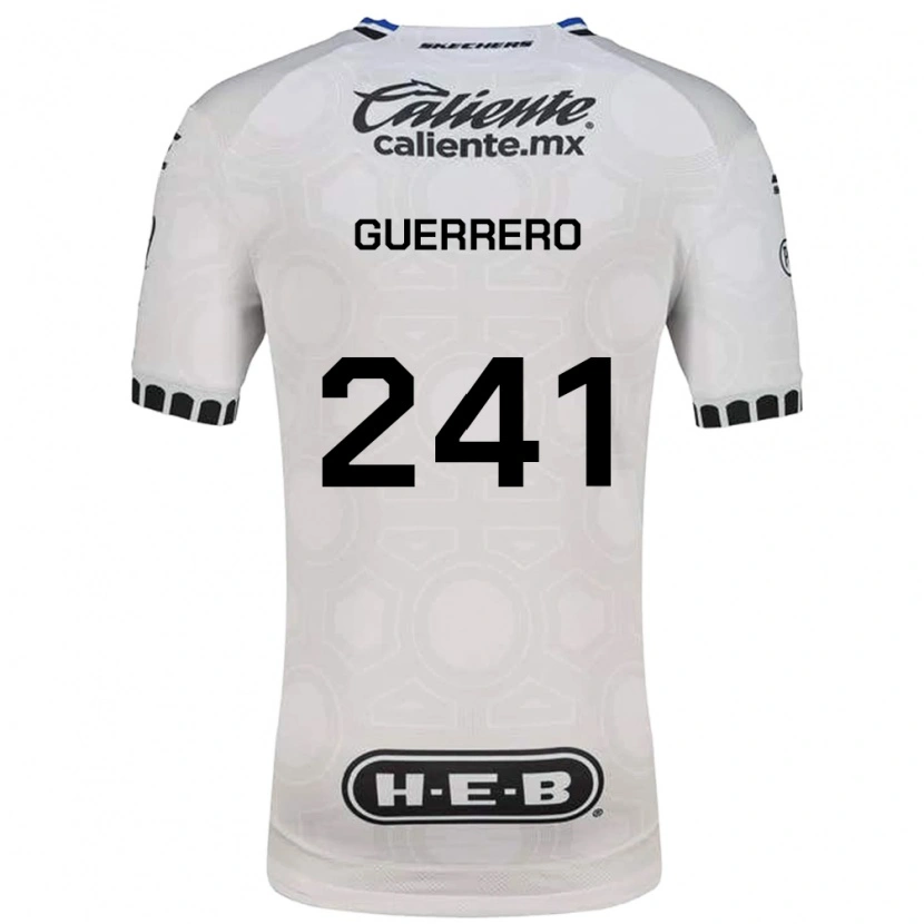 Danxen Women Emiliano Guerrero #241 White Black Blue Home Jersey 2026/27 T-Shirt