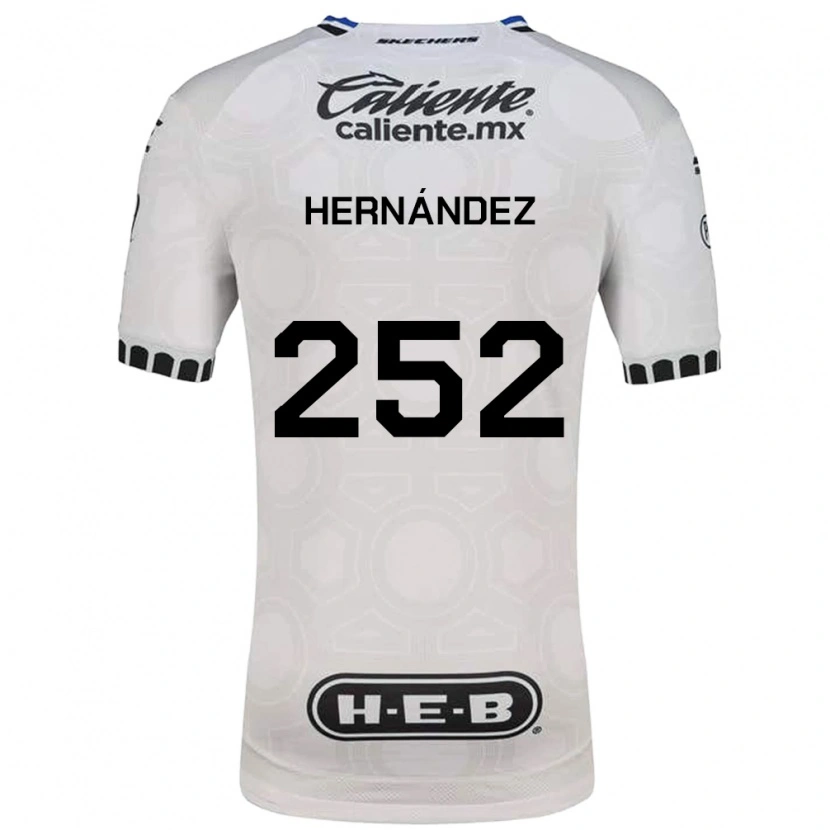 Danxen Women Emilio Hernández #252 White Black Blue Home Jersey 2026/27 T-Shirt
