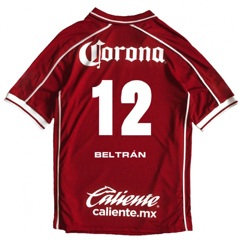 Danxen Women Ronaldo Beltrán #12 White Red Home Jersey 2026/27 T-Shirt