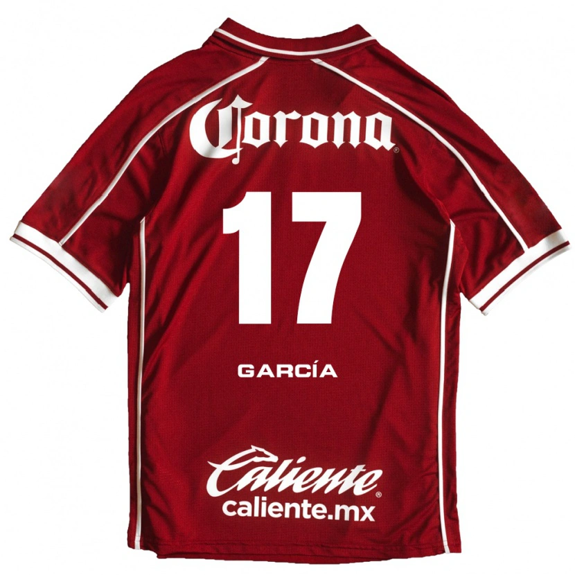Danxen Women Brian García #17 White Red Home Jersey 2026/27 T-Shirt