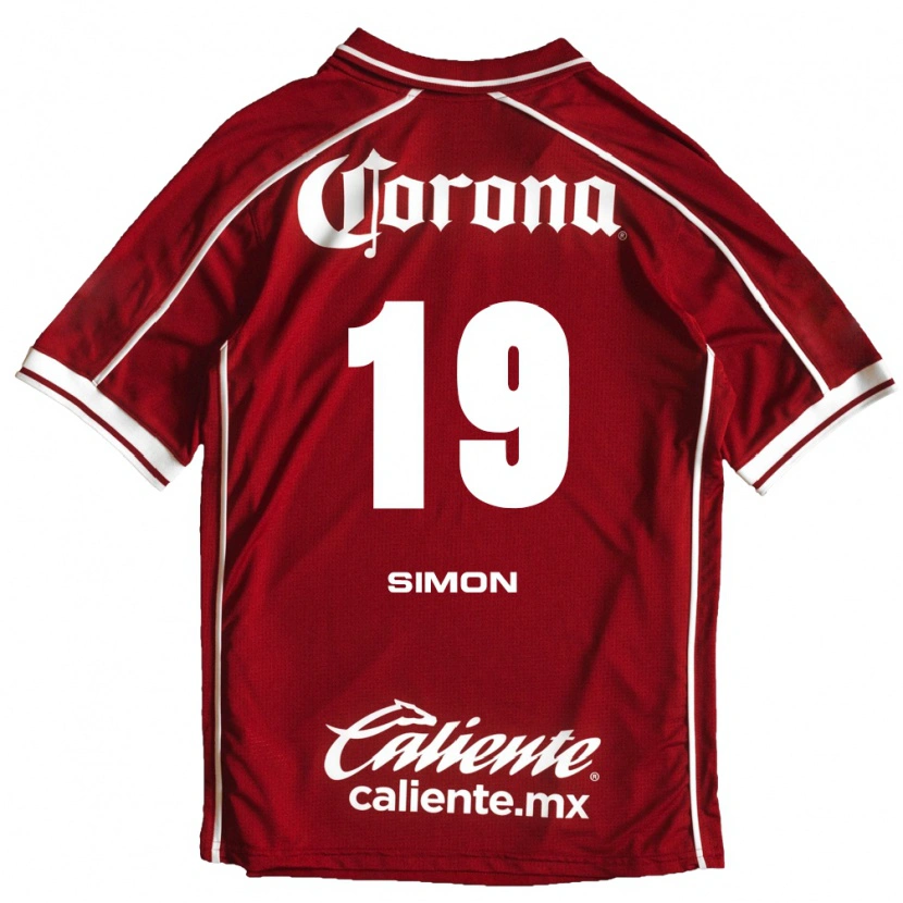 Danxen Women Santiago Simón #19 White Red Home Jersey 2026/27 T-Shirt