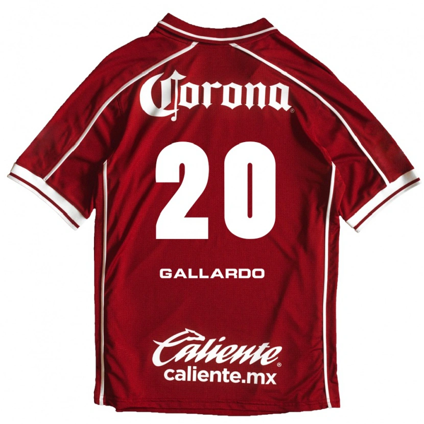 Danxen Women Jesús Gallardo #20 White Red Home Jersey 2026/27 T-Shirt