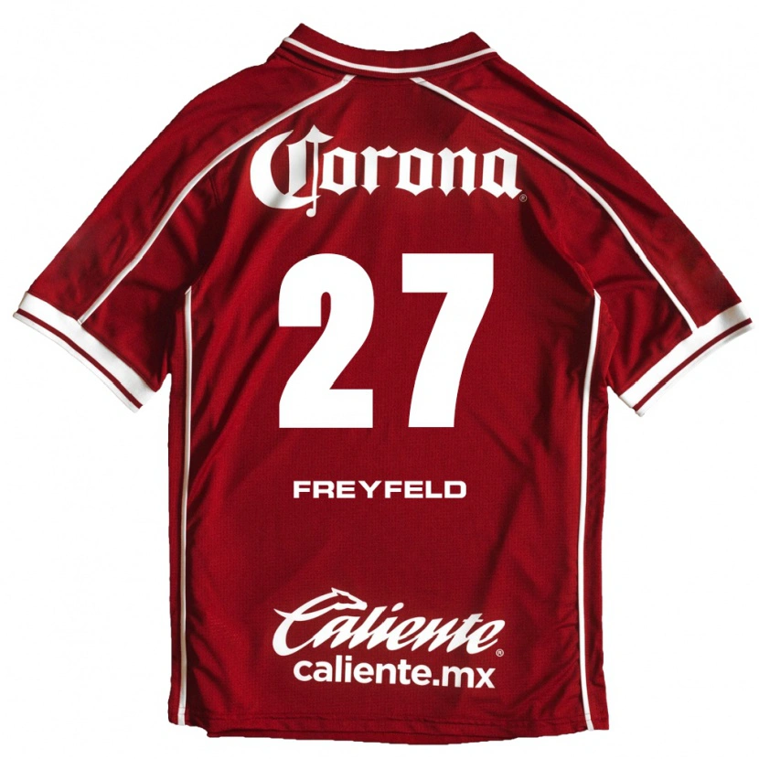 Danxen Women Emiliano Freyfeld #27 White Red Home Jersey 2026/27 T-Shirt