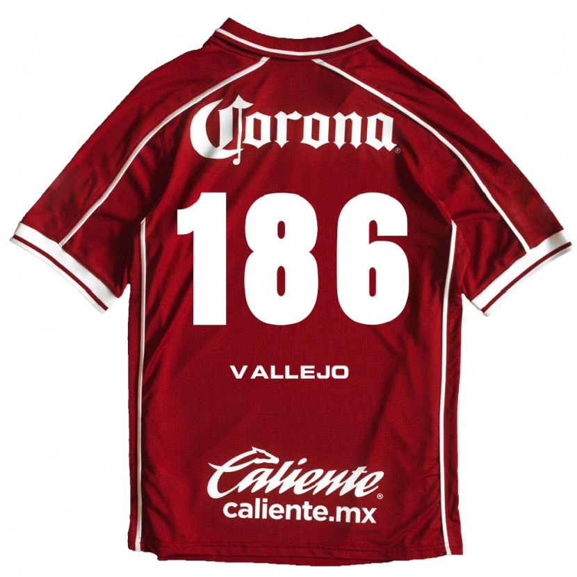 Danxen Women Saúl Vallejo #186 White Red Home Jersey 2026/27 T-Shirt