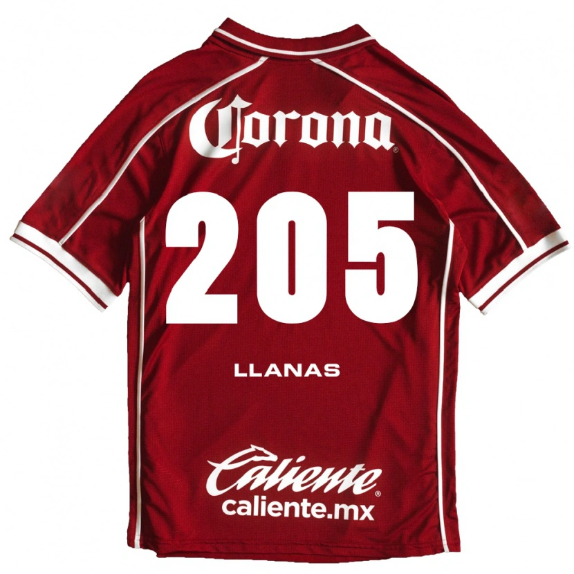 Danxen Women Emmanuel Llanas #205 White Red Home Jersey 2026/27 T-Shirt
