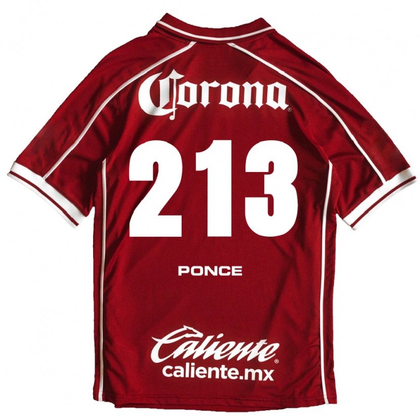 Danxen Women Santiago Ponce #213 White Red Home Jersey 2026/27 T-Shirt