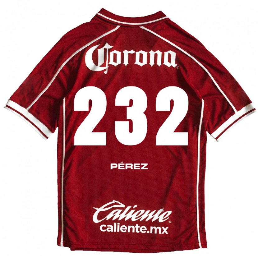 Danxen Women Diego Pérez #232 White Red Home Jersey 2026/27 T-Shirt