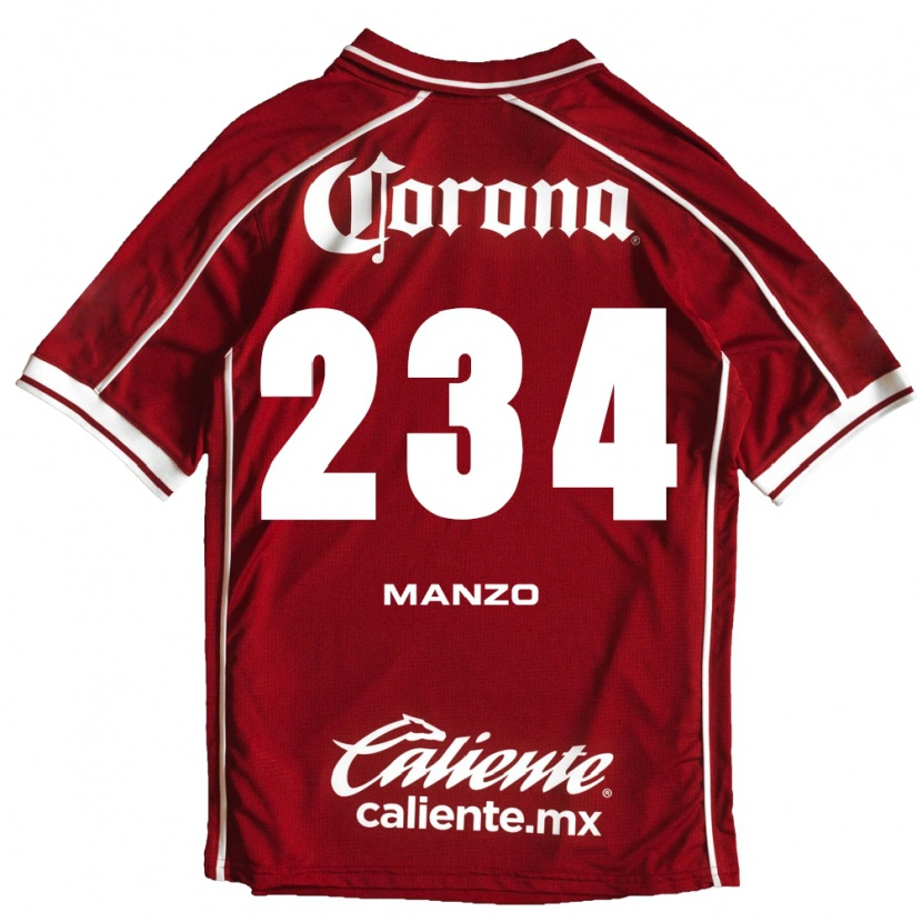 Danxen Women Sergio Manzo #234 White Red Home Jersey 2026/27 T-Shirt
