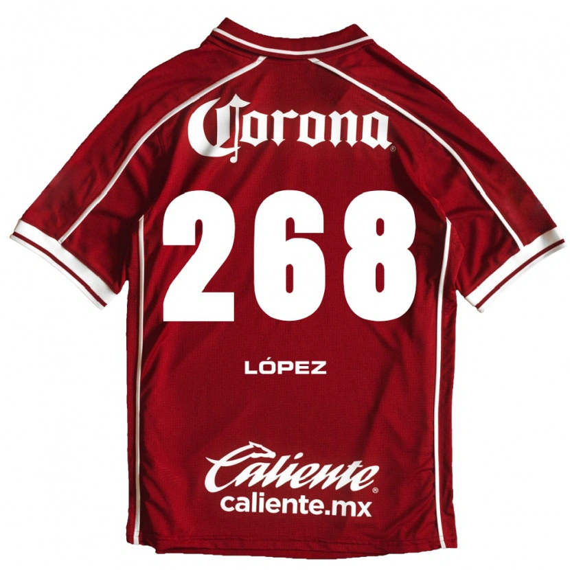 Danxen Women Santiago López #268 White Red Home Jersey 2026/27 T-Shirt