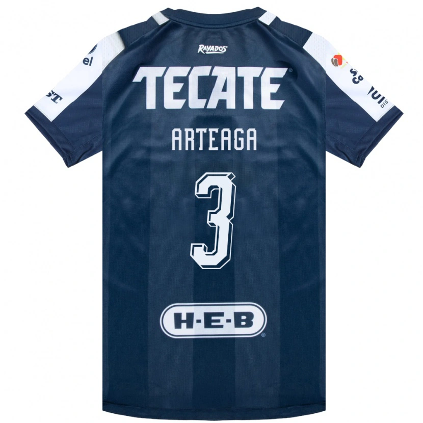 Danxen Women Gerardo Arteaga #3 Ink Blue White Red Home Jersey 2026/27 T-Shirt