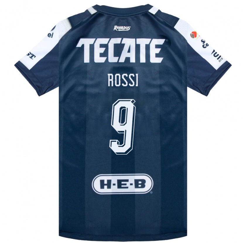 Danxen Women Diego Rossi #9 Ink Blue White Red Home Jersey 2026/27 T-Shirt