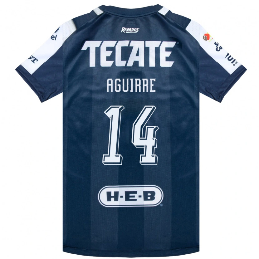 Danxen Women Érick Aguirre #14 Ink Blue White Red Home Jersey 2026/27 T-Shirt