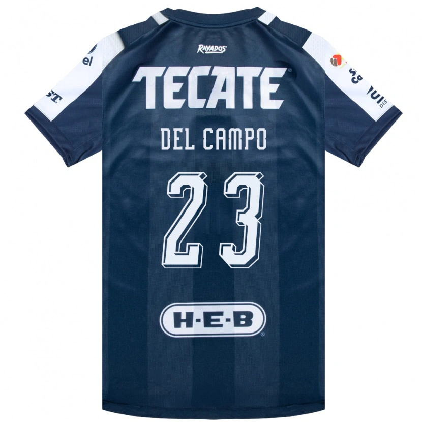 Danxen Women Valeria Del Campo #23 Ink Blue White Red Home Jersey 2026/27 T-Shirt