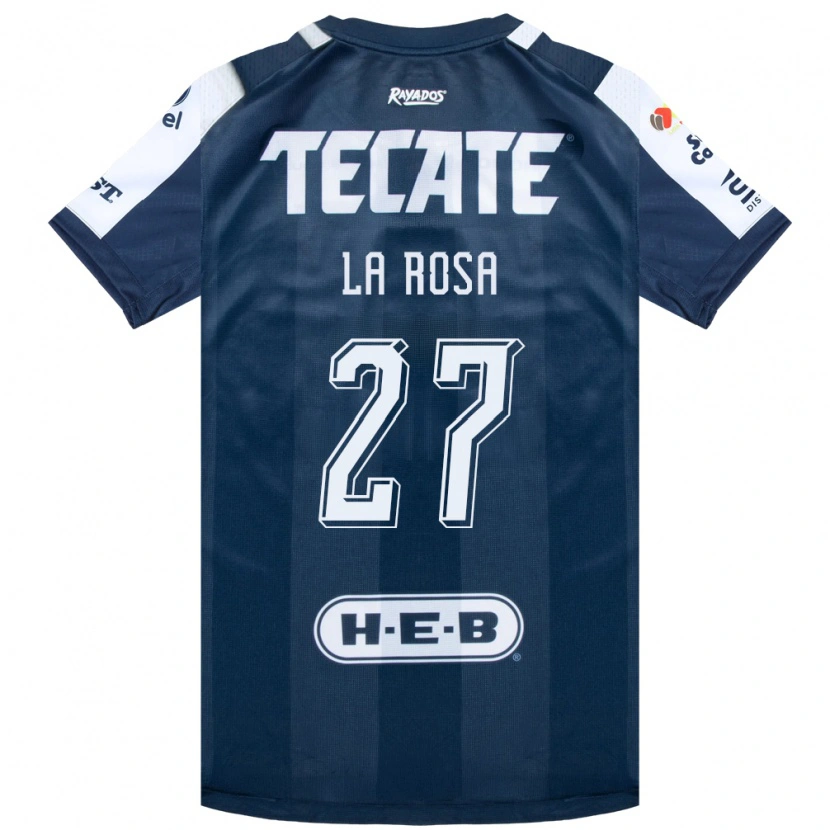 Danxen Women Roberto De La Rosa #27 Ink Blue White Red Home Jersey 2026/27 T-Shirt