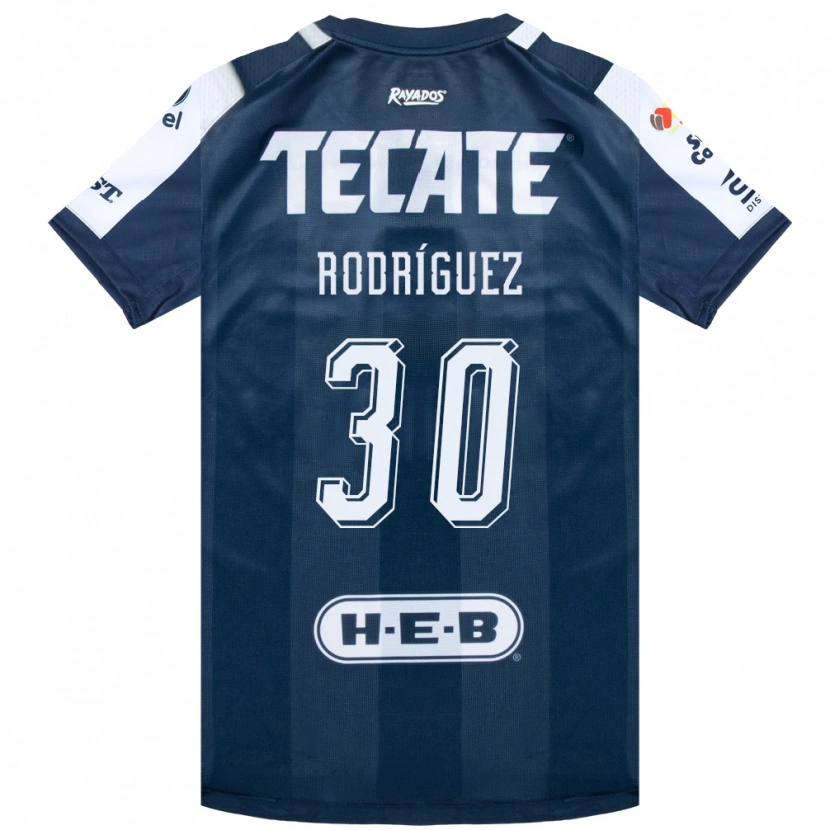 Danxen Women Jorge Rodríguez #30 Ink Blue White Red Home Jersey 2026/27 T-Shirt