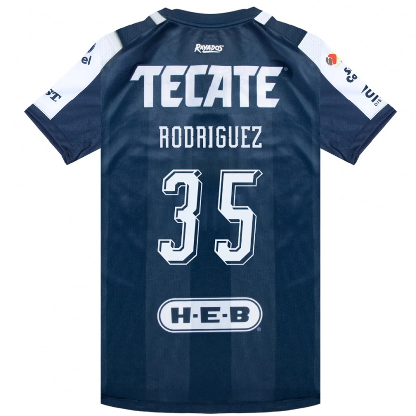Danxen Women Sebastián Rodríguez #35 Ink Blue White Red Home Jersey 2026/27 T-Shirt