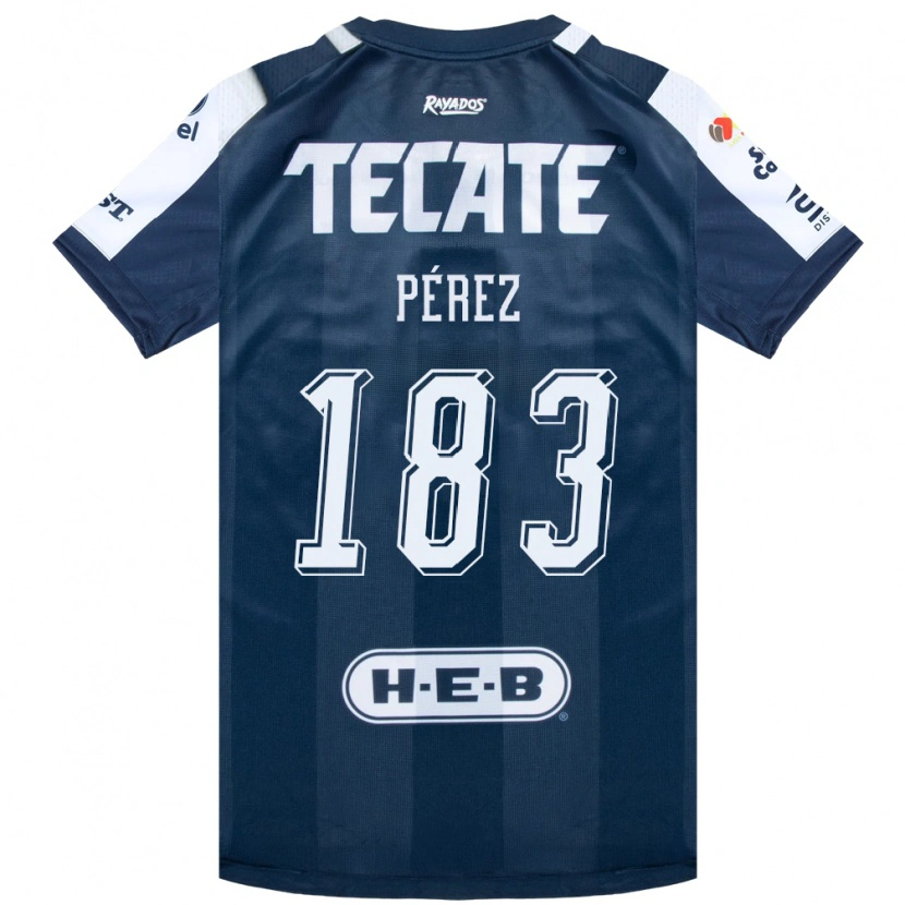 Danxen Women Santiago Pérez #183 Ink Blue White Red Home Jersey 2026/27 T-Shirt