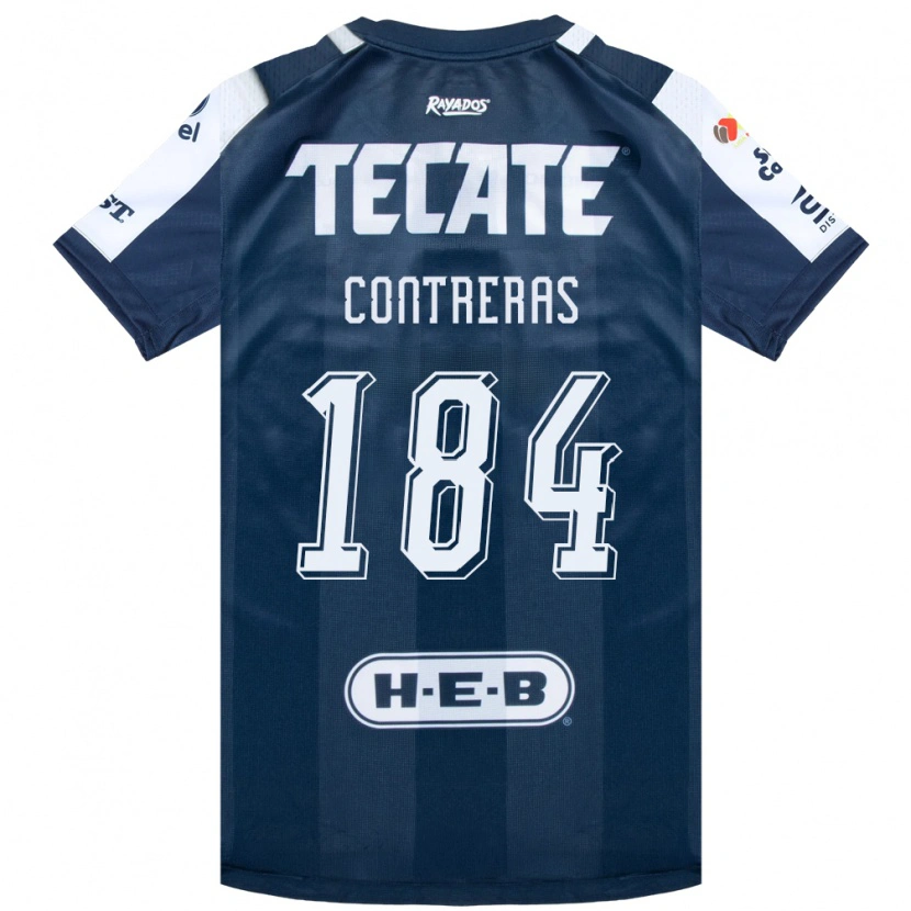 Danxen Women Óscar Contreras #184 Ink Blue White Red Home Jersey 2026/27 T-Shirt