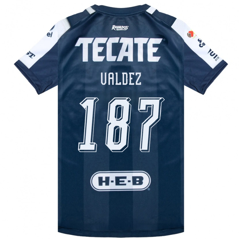 Danxen Women Érick Valdez #187 Ink Blue White Red Home Jersey 2026/27 T-Shirt