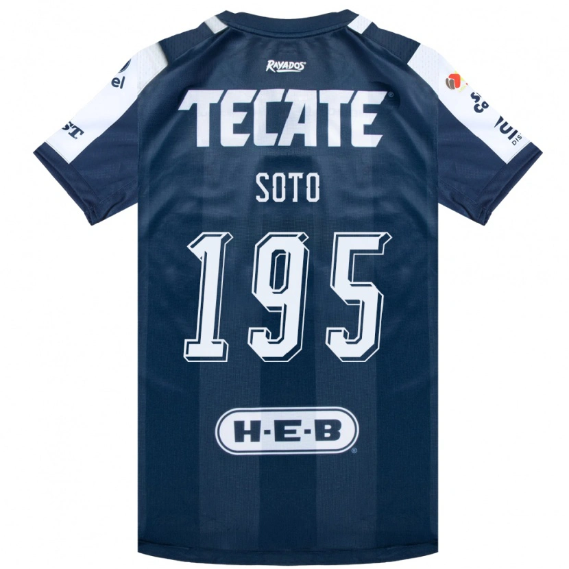 Danxen Women Óscar Soto #195 Ink Blue White Red Home Jersey 2026/27 T-Shirt