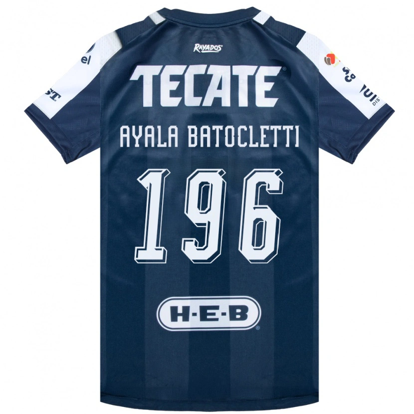 Danxen Women Nahuel Ayala Batocletti #196 Ink Blue White Red Home Jersey 2026/27 T-Shirt
