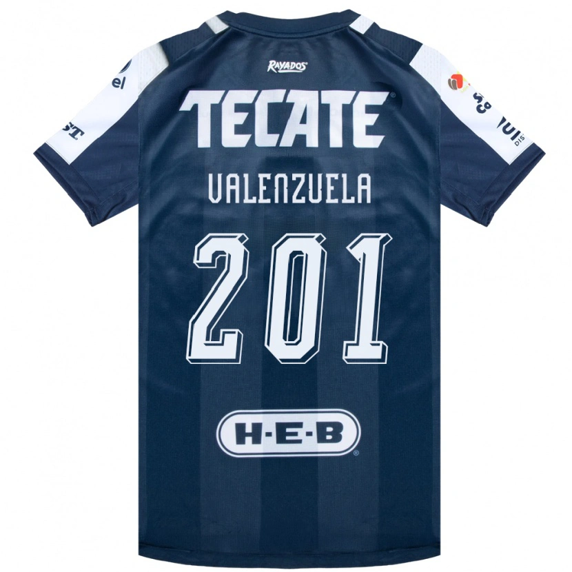 Danxen Women Francisco Valenzuela #201 Ink Blue White Red Home Jersey 2026/27 T-Shirt