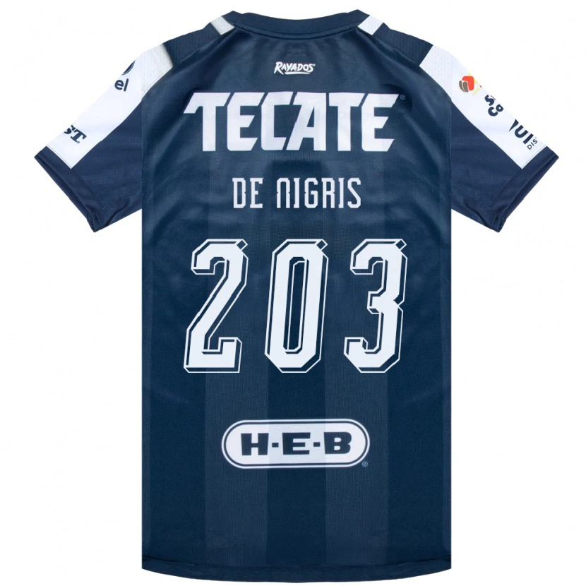 Danxen Women Aldo De Nigris #203 Ink Blue White Red Home Jersey 2026/27 T-Shirt
