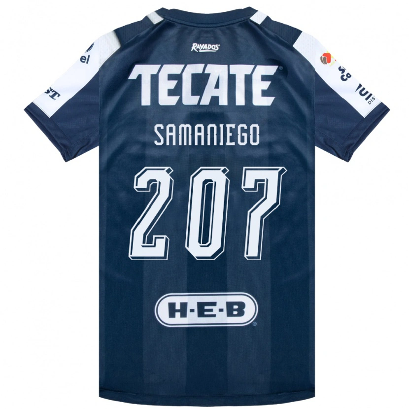 Danxen Women Guillermo Samaniego #207 Ink Blue White Red Home Jersey 2026/27 T-Shirt