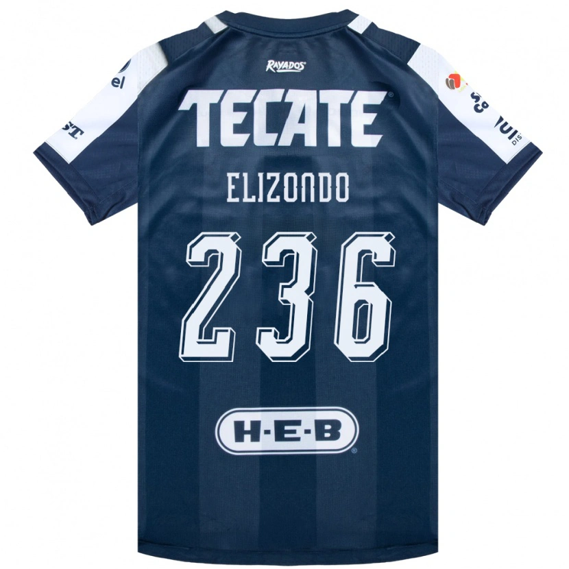 Danxen Women Javier Elizondo #236 Ink Blue White Red Home Jersey 2026/27 T-Shirt