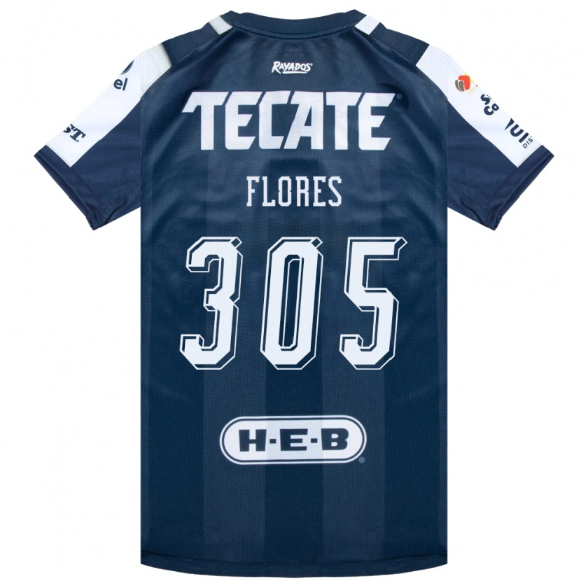 Danxen Women Santiago Flores #305 Ink Blue White Red Home Jersey 2026/27 T-Shirt