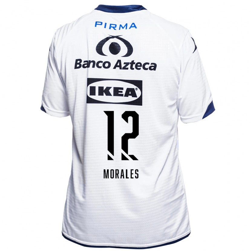 Danxen Women Karla Morales #12 White Black Blue Home Jersey 2026/27 T-Shirt
