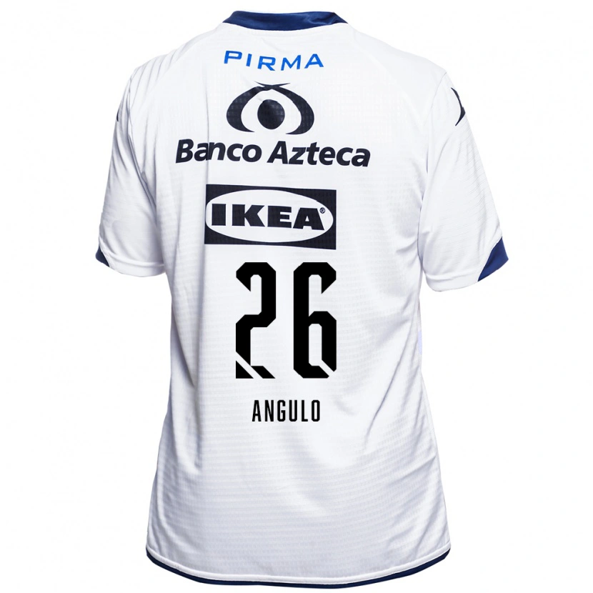 Danxen Women Brayan Angulo #26 White Black Blue Home Jersey 2026/27 T-Shirt