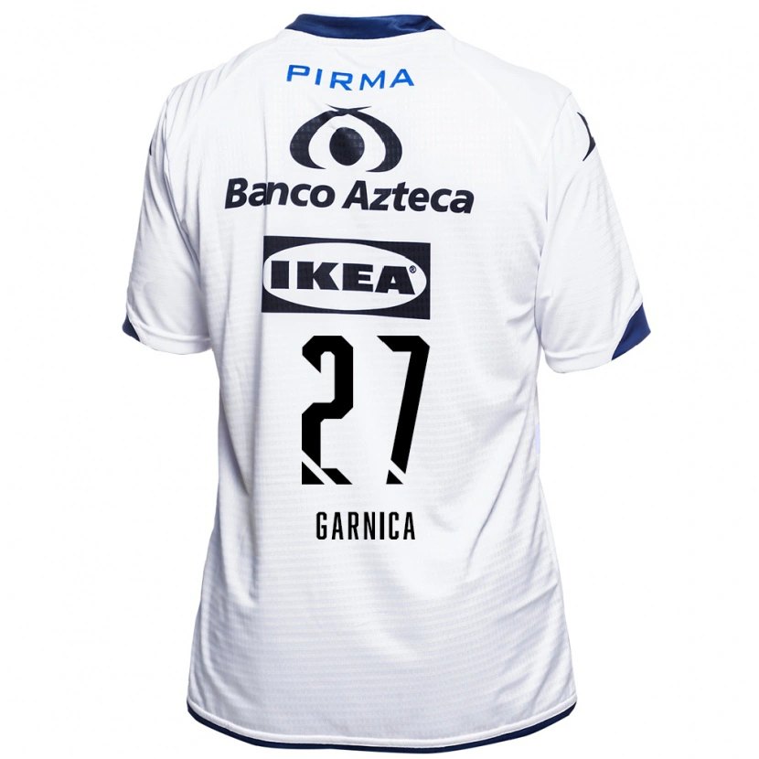 Danxen Women Brayan Garnica #27 White Black Blue Home Jersey 2026/27 T-Shirt