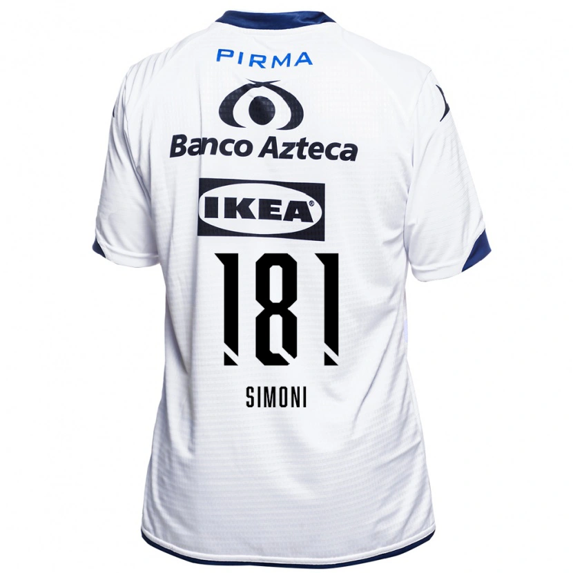 Danxen Women Julio Simoni #181 White Black Blue Home Jersey 2026/27 T-Shirt