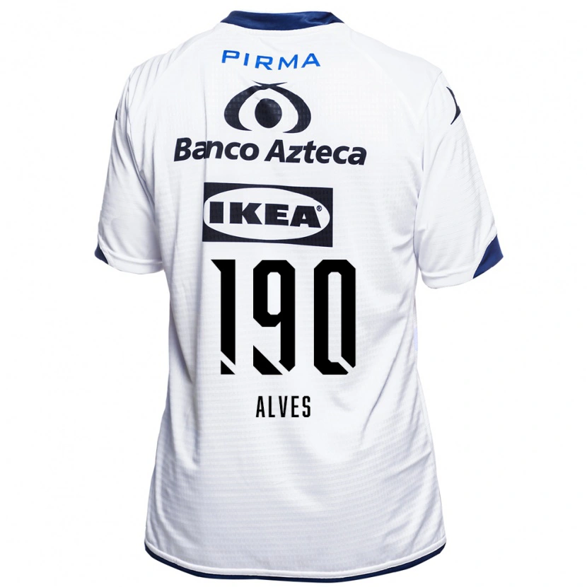 Danxen Women Fabricio Alves #190 White Black Blue Home Jersey 2026/27 T-Shirt