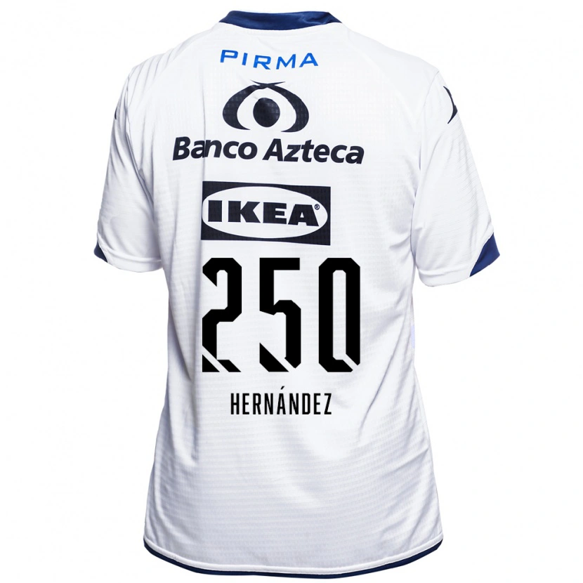 Danxen Women Arvin Hernández #250 White Black Blue Home Jersey 2026/27 T-Shirt