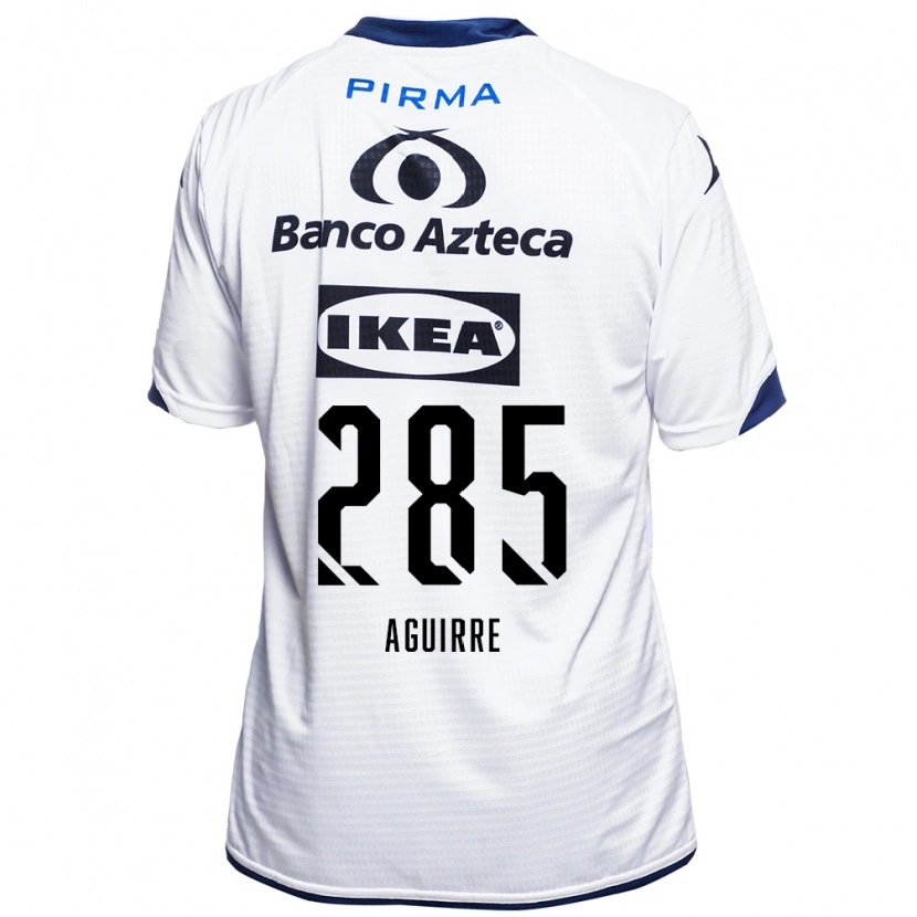 Danxen Women Juan Aguirre #285 White Black Blue Home Jersey 2026/27 T-Shirt