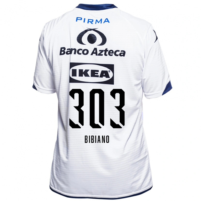Danxen Women Christiano Bibiano #303 White Black Blue Home Jersey 2026/27 T-Shirt