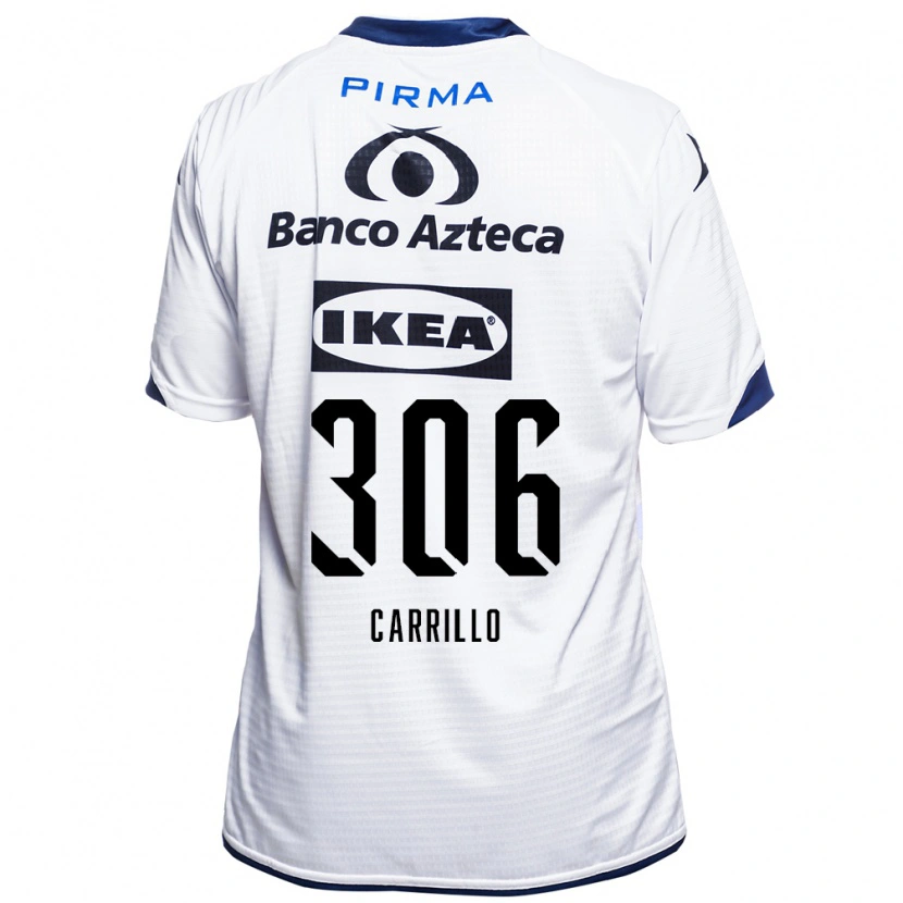 Danxen Women Alejandro Carrillo #306 White Black Blue Home Jersey 2026/27 T-Shirt
