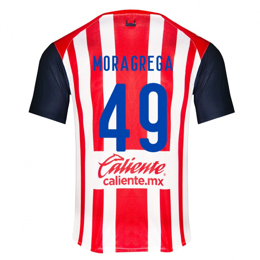 Danxen Women Vladimir Moragrega #49 Red Black White Home Jersey 2026/27 T-Shirt