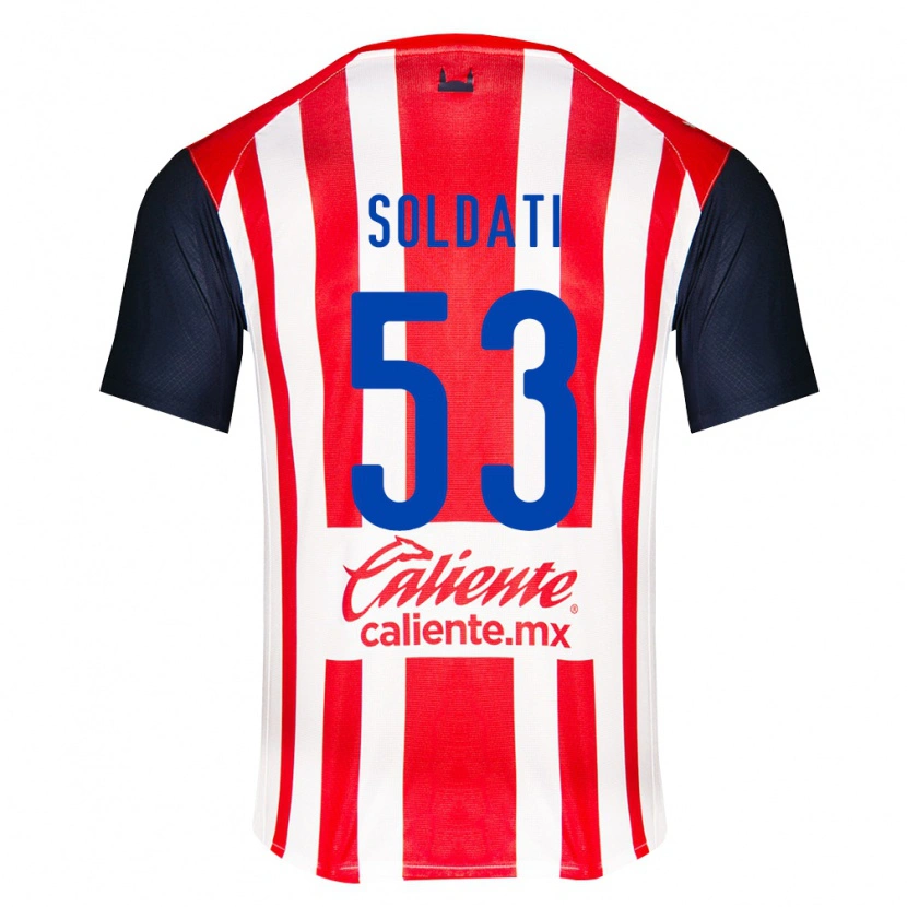 Danxen Women Carlo Soldati #53 Red Black White Home Jersey 2026/27 T-Shirt