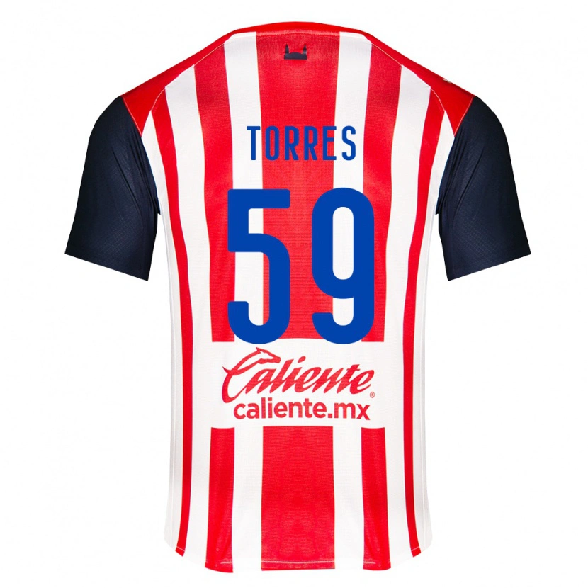 Danxen Women Christian Torres #59 Red Black White Home Jersey 2026/27 T-Shirt