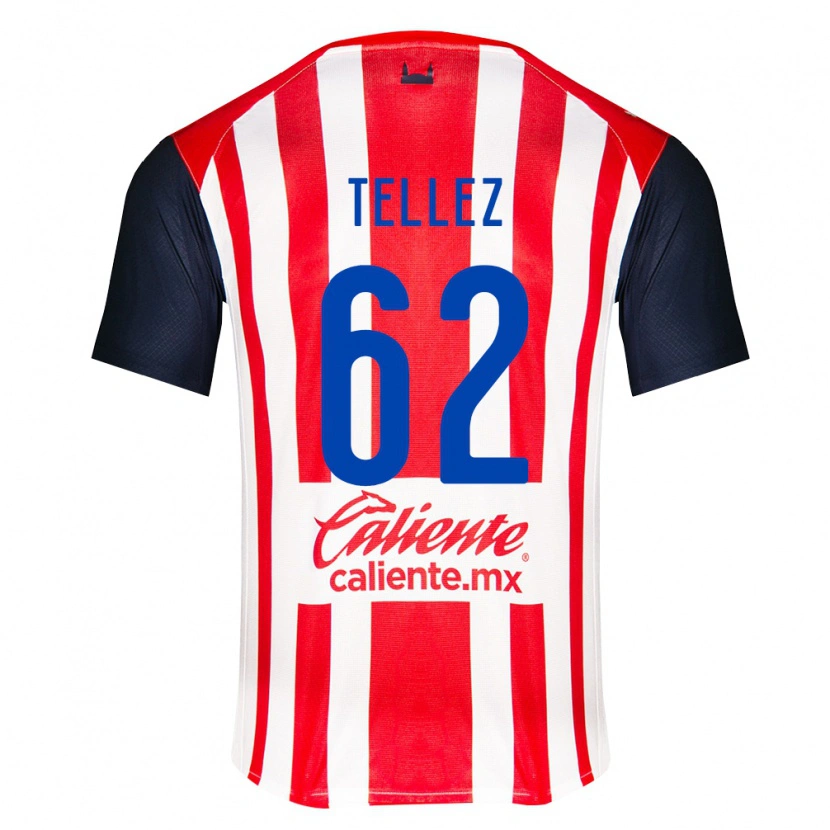 Danxen Women Brandon Téllez #62 Red Black White Home Jersey 2026/27 T-Shirt