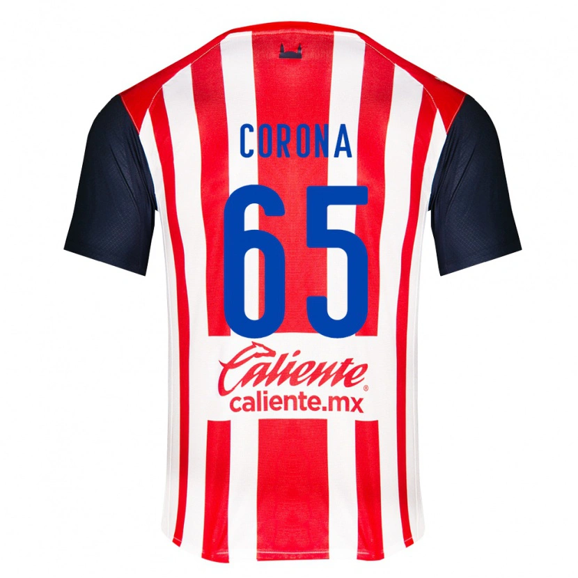 Danxen Women Carlos Corona #65 Red Black White Home Jersey 2026/27 T-Shirt