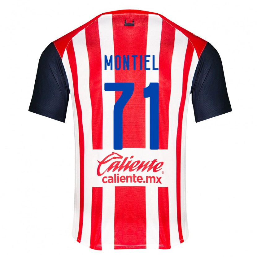 Danxen Women Erick Montiel #71 Red Black White Home Jersey 2026/27 T-Shirt
